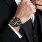 Relojes analógicos de cuarzo de lujo para hombre, resistentes al agua.