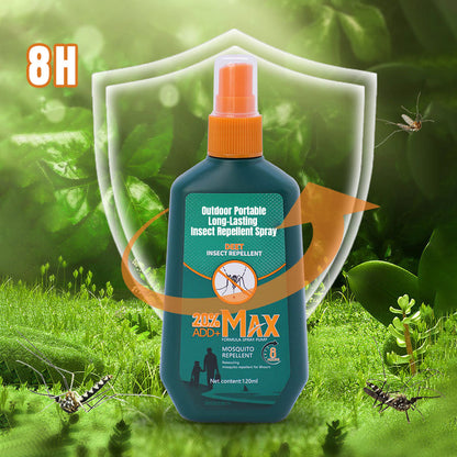 Spray repelente de insectos portátil de larga duración para exteriore