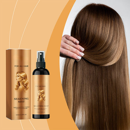 Bruma suavizante para el cabello que controla el encrespamiento.
