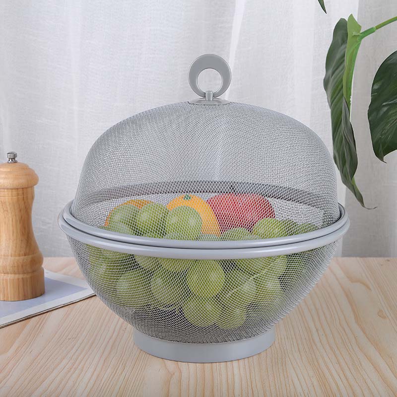 🍎 Cesta de Frutas con Tapa y Malla de Acero - imagen 7