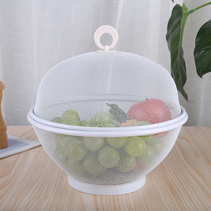 🍎 Cesta de Frutas con Tapa y Malla de Acero - imagen 9