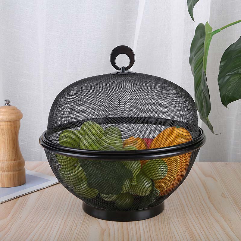 🍎 Cesta de Frutas con Tapa y Malla de Acero - imagen 6