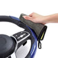 Funda universal para volante con diseño de fibra de carbono de Universal Lase