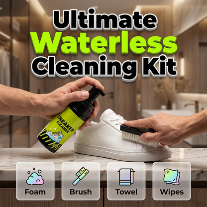Kit de limpieza de zapatillas con espuma sin agua