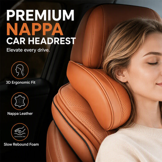 🚗💤 ¡Alivia la fatiga al volante! Almohada cervical universal de espuma viscoelástica para reposacabezas de coche, cojín ergonómico de apoyo para el cuello, ideal para viajes largos por carreter