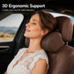 🚗💤 ¡Alivia la fatiga al volante! Almohada cervical universal de espuma viscoelástica para reposacabezas de coche, cojín ergonómico de apoyo para el cuello, ideal para viajes largos por carreter