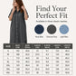 Women's Loose-Fit Button-Down Denim Dress