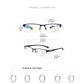 Titanio Gafas de Lectura Multifocal Fotocromáticas Progresivas Doble Luz Antiazul