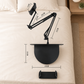 Soporte magnético para tableta de mesita de noche con base de colchón ocult