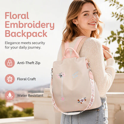 Mochila antirrobo de gran capacidad para mujer