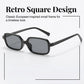 Gafas de sol rectangulares de estilo vintage para hombre y mujer