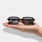 Gafas de sol rectangulares de estilo vintage para hombre y mujer