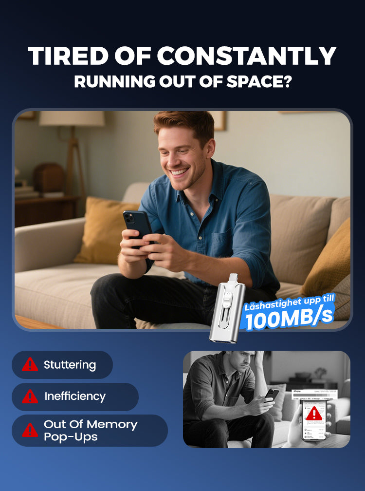 📱💾 Memoria USB 4 en 1 para iPhone, Android y PC - imagen 3