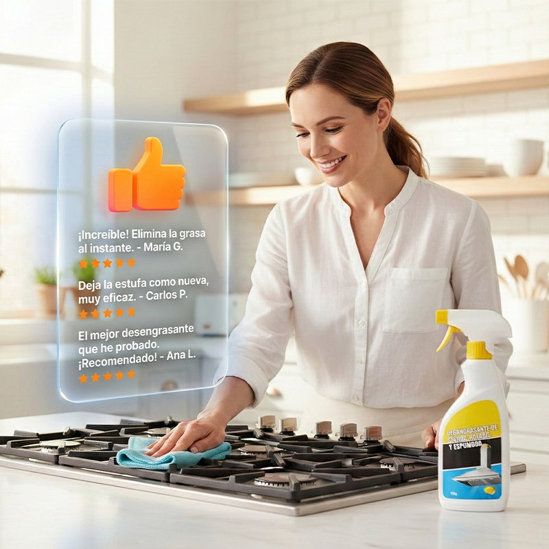 🍋 Limpiador Espumoso Desengrasante para Cocina - imagen 8