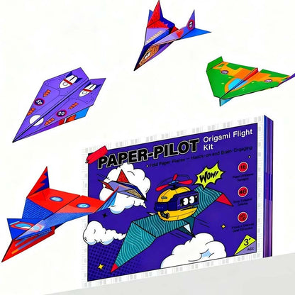⏳🔥¡50 % DE DESCUENTO POR TIEMPO LIMITADO! ⏰🔥 Set creativo de aviones de papel para niños