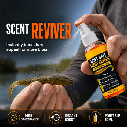 Spray potenciador de aroma para señuelos blandos