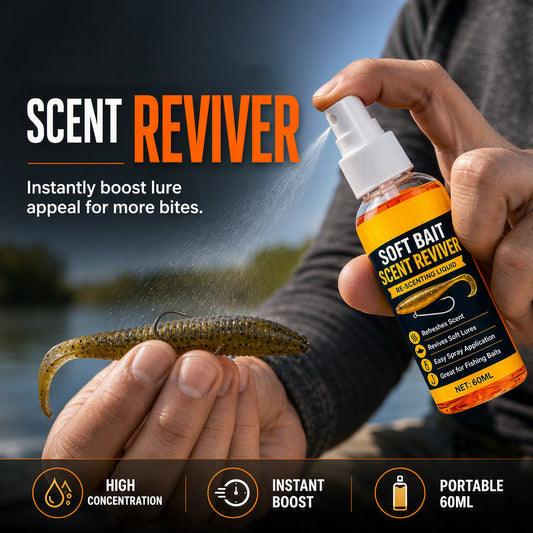 Spray potenciador de aroma para señuelos blandos