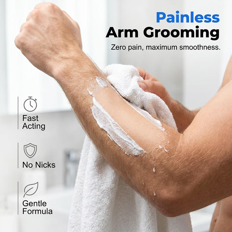 Crema Depilatoria para Hombre – Piel Lisa sin Afeitar - imagen 7