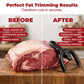 🔥 49% OFF! 🥩 Handheld Fat Trimmer for Beef & Pork, Portable Meat Fat Remover Tool, Easy Brisket Trimming BBQ Kitchen Gadget
