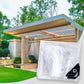 Lona Transparente de Uso Rudo 14 Mil, Impermeable y Reforzada
