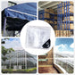 Lona Transparente de Uso Rudo 14 Mil, Impermeable y Reforzada