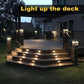 Luces solares impermeables para terrazas al aire libre