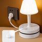 💡 Lámpara de mesilla con enchufes de CA y puertos USB