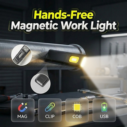 Luz de trabajo magnética manos libre