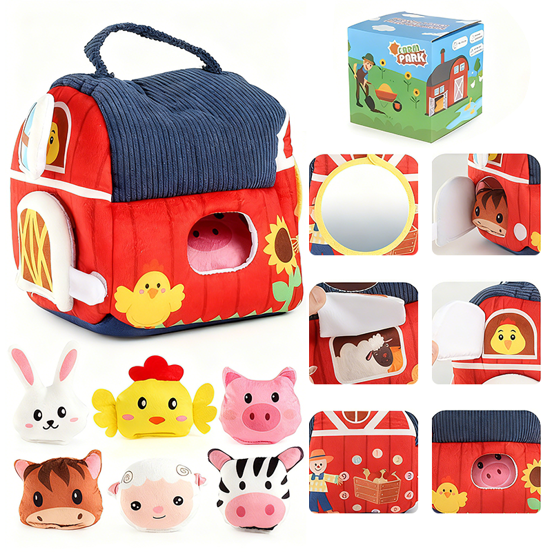 🧸 Granja de Peluche Interactiva con Marionetas de Animales - imagen 8