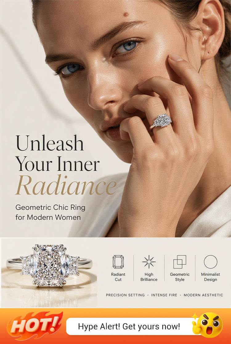 💍 Anillo Elegante con Circonita de Corte Cuadrado - imagen 1