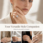 💍 Anillo Elegante con Circonita de Corte Cuadrado - imagen 5