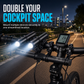 📢📢 ¡50% de descuento! ⏰ Extensor de manillar para bicicleta: alimentación USB, resistente al agua y montaje doble. Más espacio, zona del manillar más despejada 🛡️