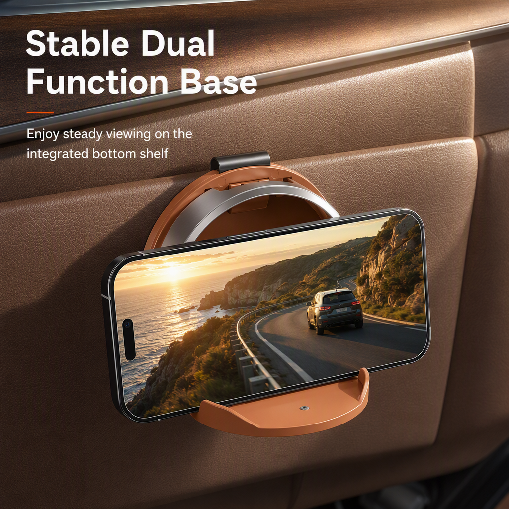 🚗🥤 Portavasos Plegable para Coche con Gancho - imagen 4