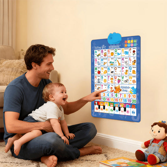Póster Bilingüe Interactivo del Alfabeto para Niños - imagen 1