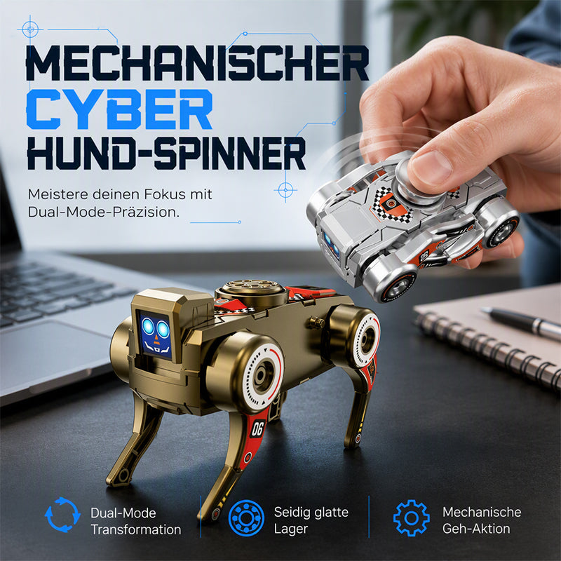 🤖 Perro Robot Transformable 2 en 1 con Cuerda y Fidget Spinner - imagen 14