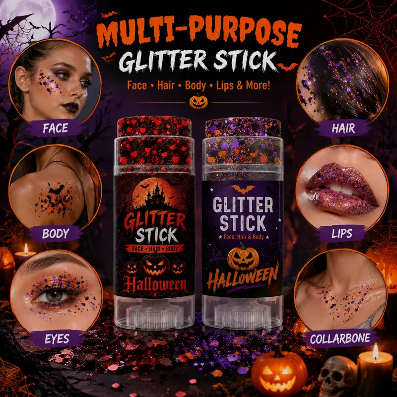 ✨ Barra de Glitter para Festival, Halloween y Navidad - imagen 2