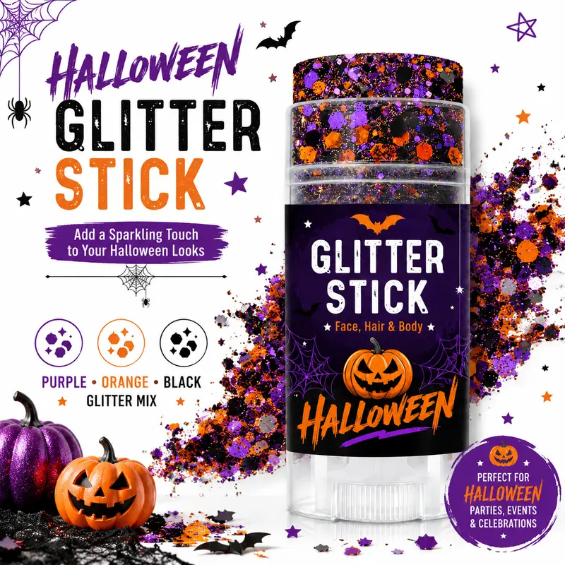 ✨ Barra de Glitter para Festival, Halloween y Navidad - imagen 4