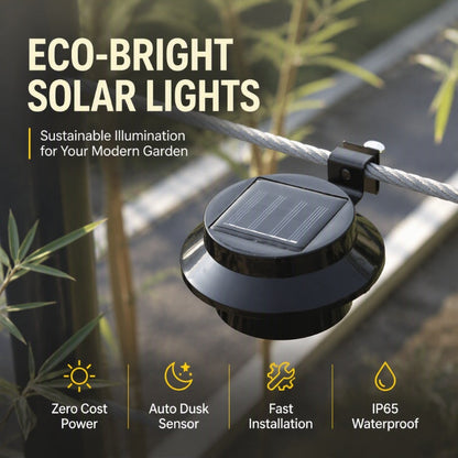 ☀️ Luz Solar LED Impermeable para Canalón y Pared Exterior - imagen 1