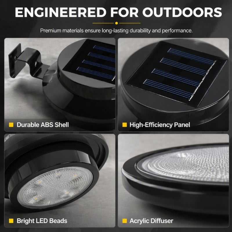 ☀️ Luz Solar LED Impermeable para Canalón y Pared Exterior - imagen 3