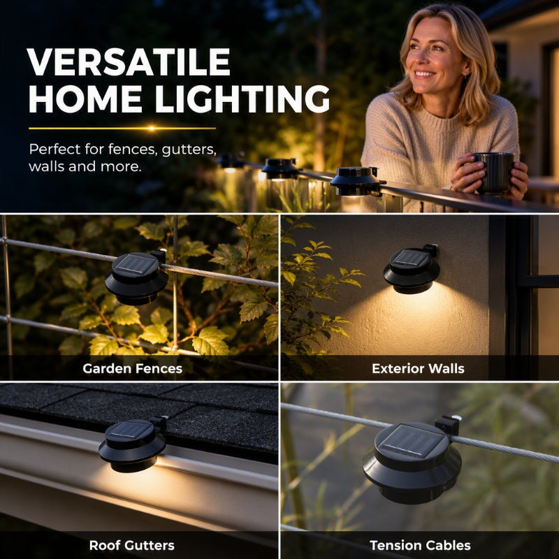 ☀️ Luz Solar LED Impermeable para Canalón y Pared Exterior - imagen 5