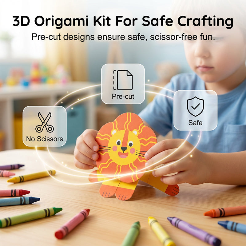 🎨 Kit de Manualidades 3D de Papel para Niños - imagen 9