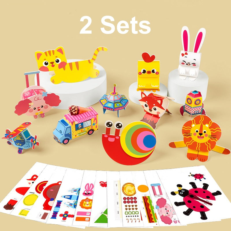 🎨 Kit de Manualidades 3D de Papel para Niños - imagen 6