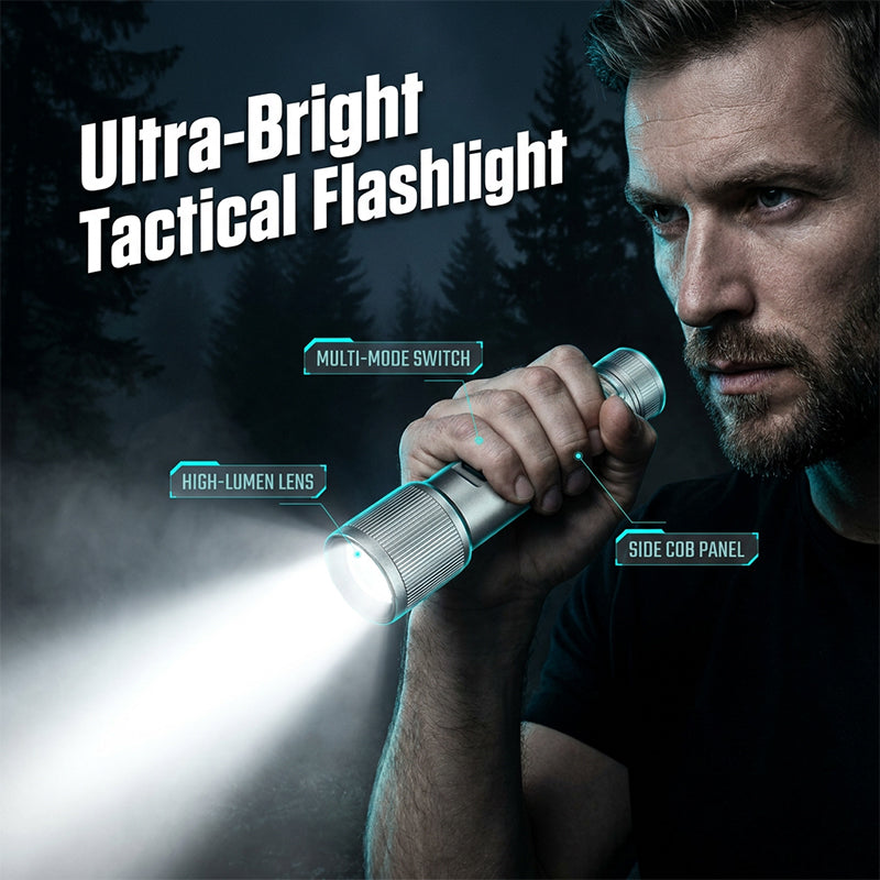 🔦 Linterna LED Multifunción con Zoom - imagen 1