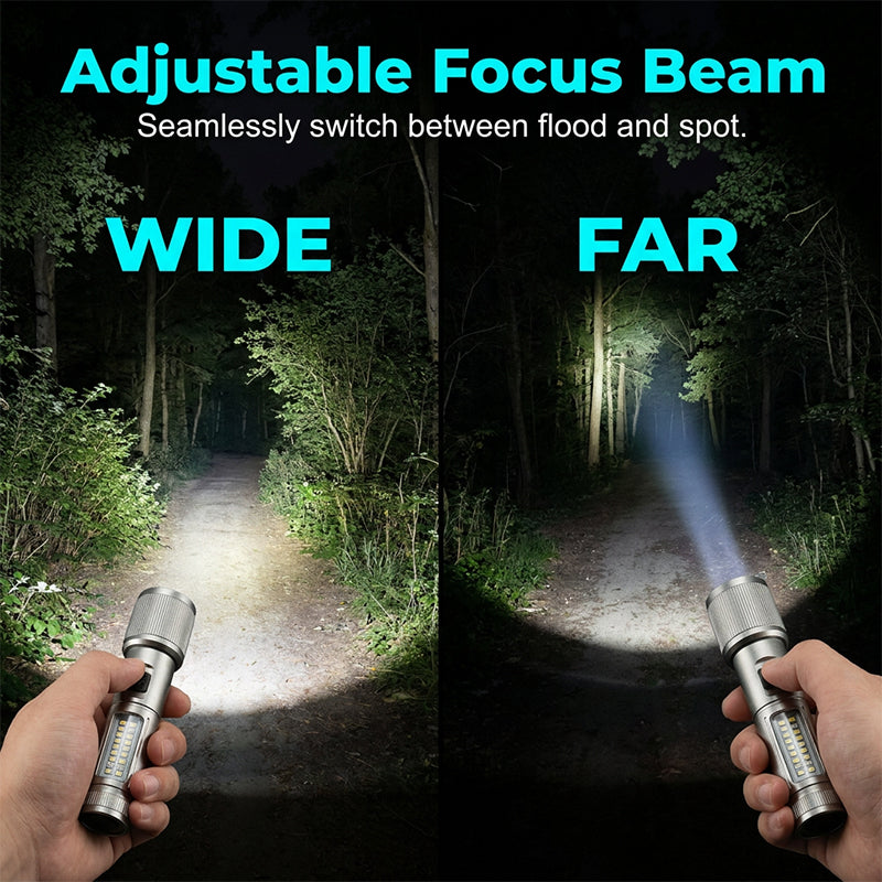 🔦 Linterna LED Multifunción con Zoom - imagen 10