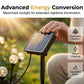 Guirnalda de luces solares impermeables para caminos y jardines.