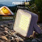 Luz de camping portátil e impermeable con energía sola