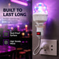 🎉 Luz de Fiesta RGB Giratoria con Adaptador Flexible