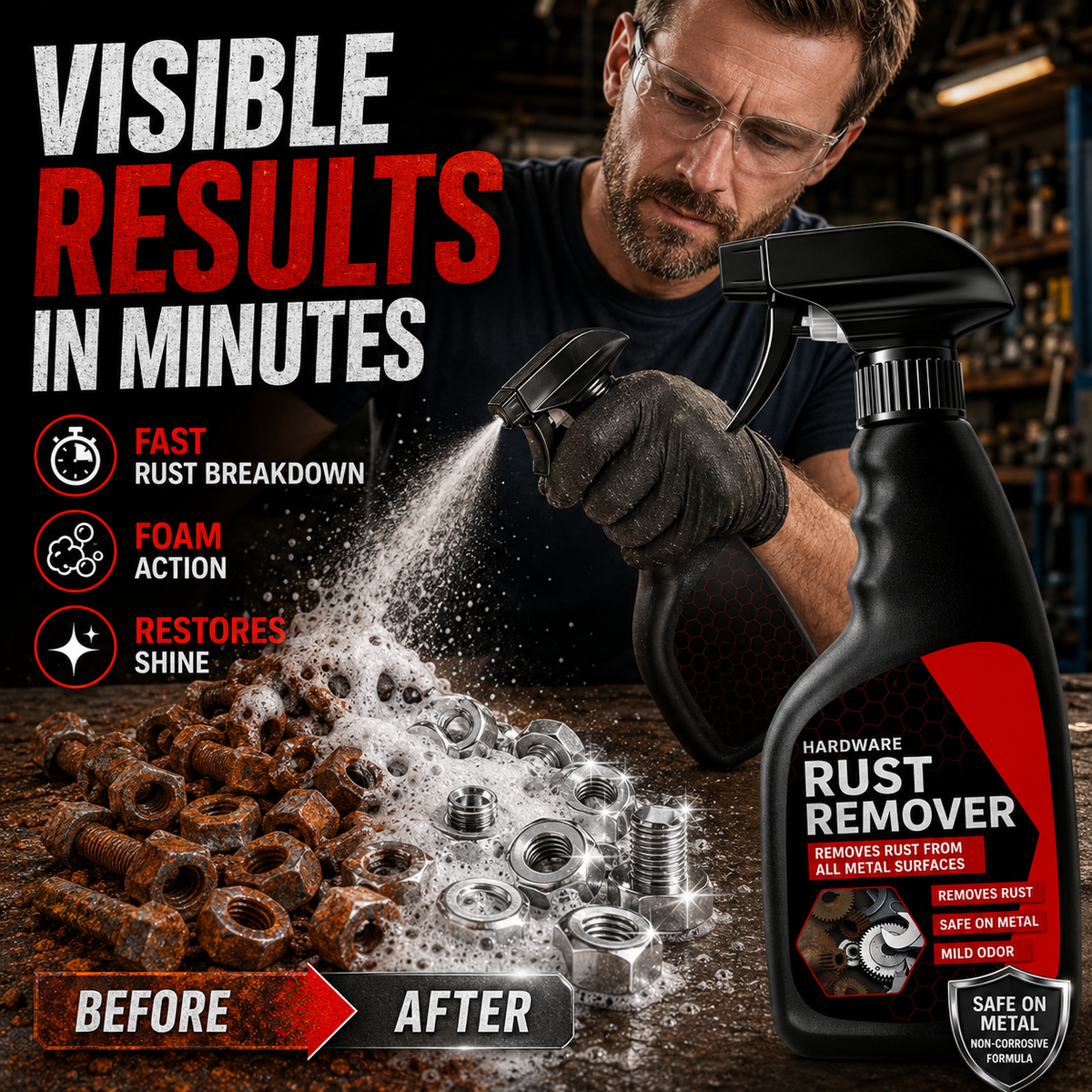 🧰 Spray Quitóxido de Acción Rápida para Herramientas y Herrajes - imagen 14