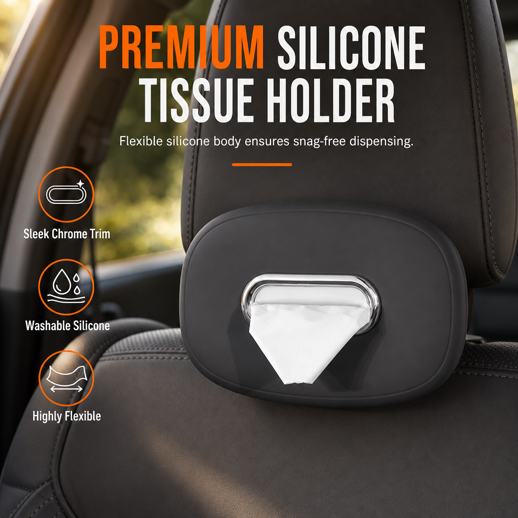 Portapañuelos de Silicona Colgante para Coche - imagen 1