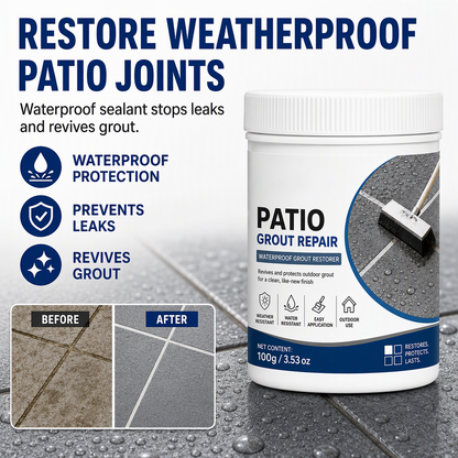 🥳OFERTA 2026🥳💞¡+50K VENDIDOS! 🧱☔ ¡50% DTO! Sellador de juntas para baldosas a base de agua: resistente a la intemperie, secado rápido, sella juntas de patios y caminos. ¡Evita maleza y grietas! 🛡️✅